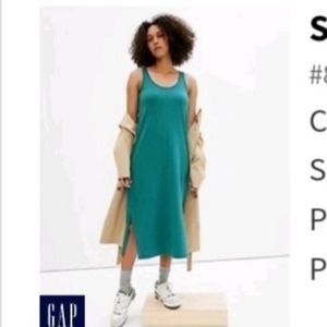 Scoopneck sleeveless midi dress size XL Tall Gap NWT